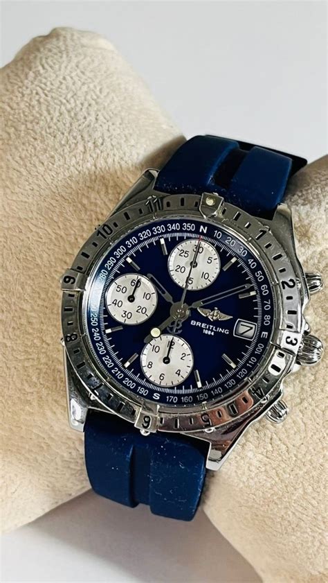replica breitling chronomat longitude gmt